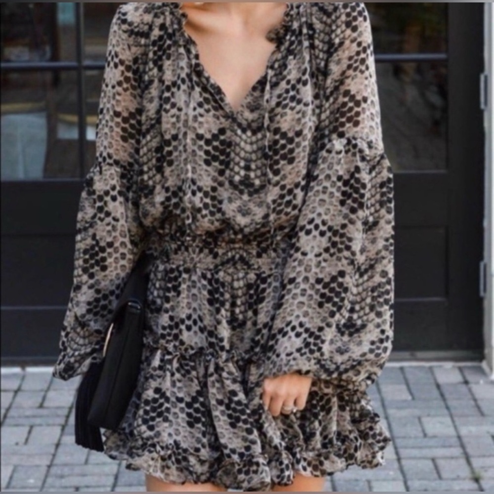Sleek Python Print Buddy Love ZoZo Dress - Picture 2 of 4